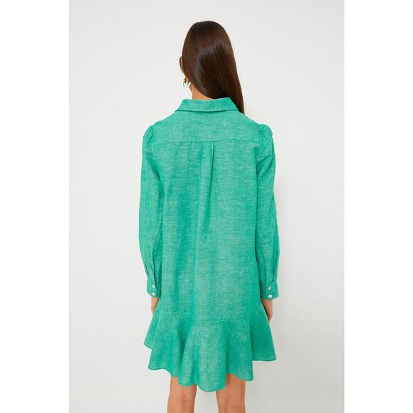 TUCKERNUCK Sea Green Callahan Shirt Dress Size XL NWT Retail $148 Tuckernuck - Picture 2 of 10
